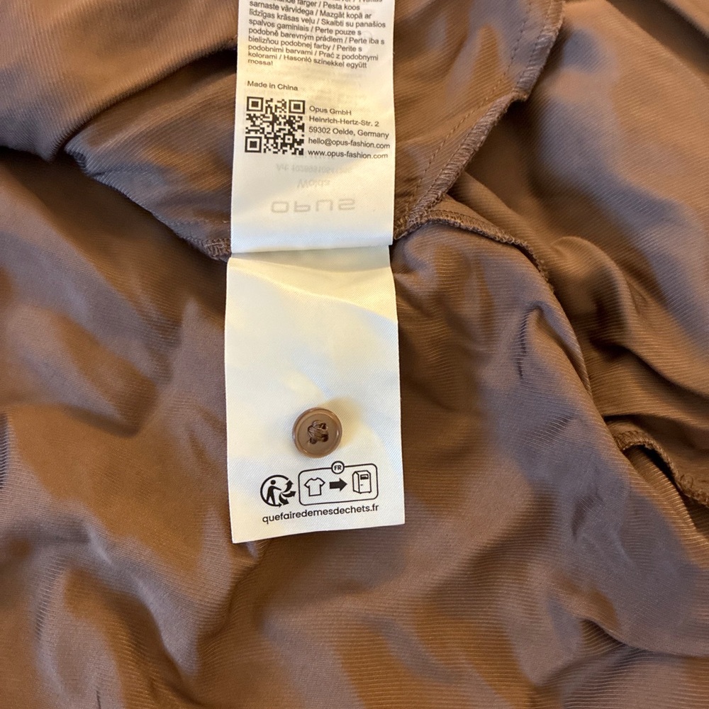 Opus Brown Button Up Dress - Picture 4 of 5